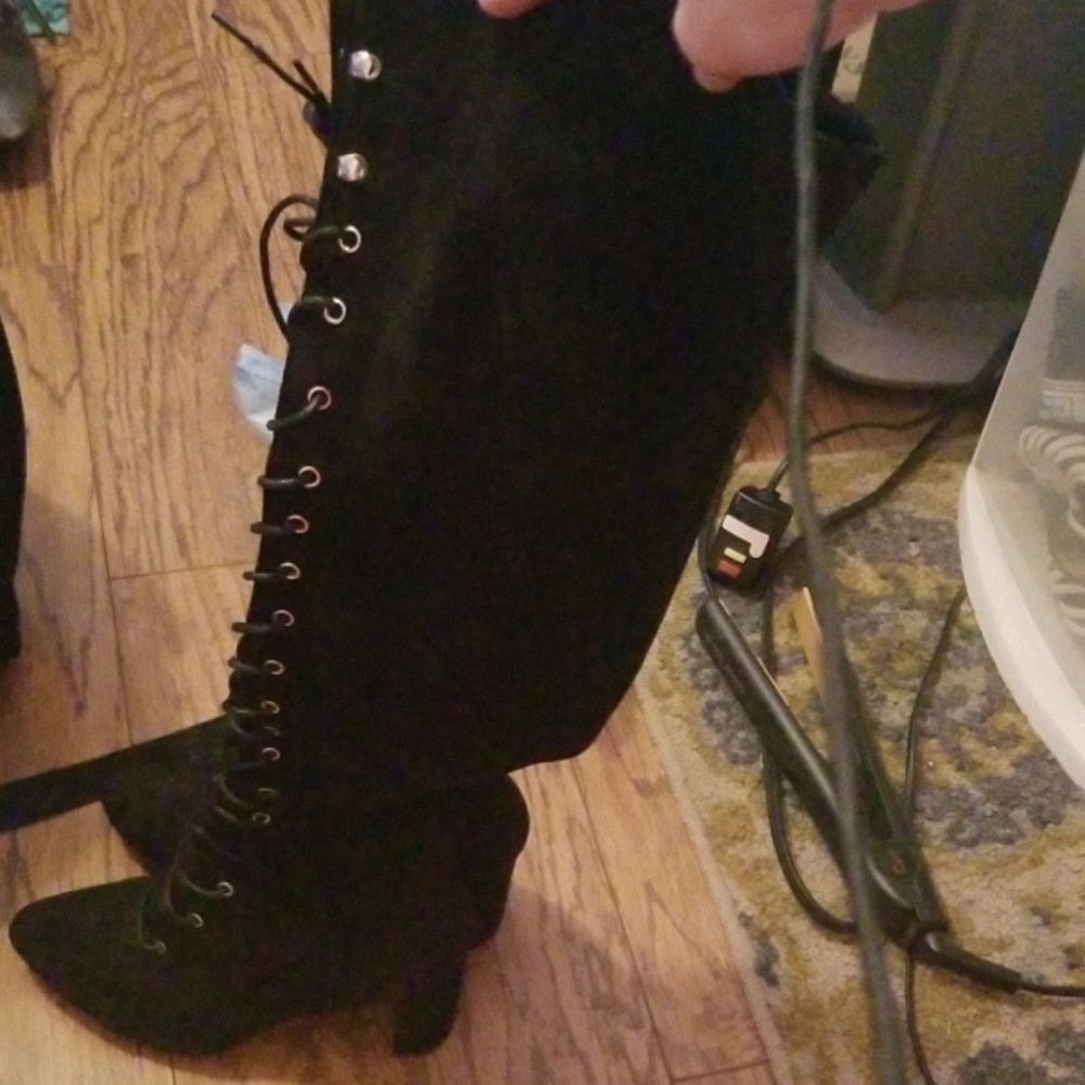 High heel, over the knee Boots size 7.5